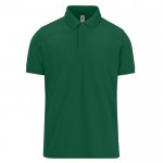 Polo básico unisex de algodón de manga corta 210 g/m2 B&C color verde botella
