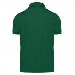 Polo básico unisex de algodón de manga corta 210 g/m2 B&C color verde botella vista detalle 2
