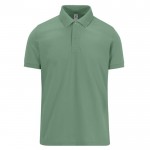 Polo básico unisex de algodón de manga corta 210 g/m2 B&C color verde oliva