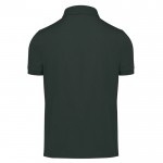 Polo básico unisex de algodón de manga corta 210 g/m2 B&C color verde bosque vista detalle 2