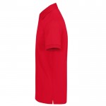Polo básico unisex de algodón de manga corta 210 g/m2 B&C color rojo
