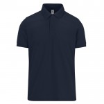 Polo básico unisex de algodón de manga corta 210 g/m2 B&C color azul marino