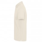 Polo básico unisex de algodón de manga corta 210 g/m2 B&C color blanco roto