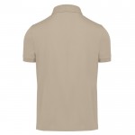 Polo básico unisex de algodón de manga corta 210 g/m2 B&C color arena vista detalle 2