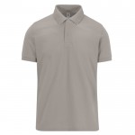Polo básico unisex de algodón de manga corta 210 g/m2 B&C color gris