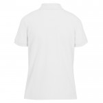 Polo básico de algodón para mujer de manga corta 210 g/m2 B&C color blanco vista detalle 2