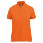 Polo básico de algodón para mujer de manga corta 210 g/m2 B&C