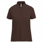 Polo básico de algodón para mujer de manga corta 210 g/m2 B&C