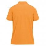 Polo básico de algodón para mujer de manga corta 210 g/m2 B&C color naranja vista detalle 2