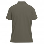 Polo básico de algodón para mujer de manga corta 210 g/m2 B&C color verde militar vista detalle 2