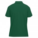 Polo básico de algodón para mujer de manga corta 210 g/m2 B&C color verde botella vista detalle 2