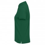 Polo básico de algodón para mujer de manga corta 210 g/m2 B&C color verde botella