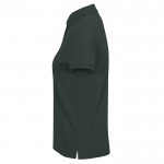 Polo básico de algodón para mujer de manga corta 210 g/m2 B&C color verde bosque