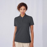 Polo básico de algodón para mujer de manga corta 210 g/m2 B&C vista 1