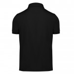 Polo de poliéster y algodón de colores manga corta 180 g/m2 B&C color negro vista detalle 2
