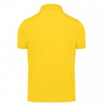 Polo de poliéster y algodón de colores manga corta 180 g/m2 B&C color amarillo vista detalle 2