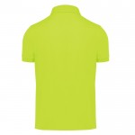 Polo de poliéster y algodón de colores manga corta 180 g/m2 B&C color verde lima vista detalle 2