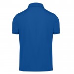 Polo de poliéster y algodón de colores manga corta 180 g/m2 B&C color azul real vista detalle 2