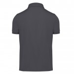 Polo de poliéster y algodón de colores manga corta 180 g/m2 B&C color gris oscuro vista detalle 2