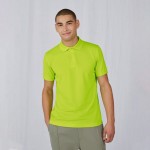 Polo de poliéster y algodón de colores manga corta 180 g/m2 B&C vista 1