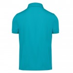 Polo de poliéster y algodón de colores manga corta 180 g/m2 B&C color turquesa vista detalle 2