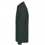 Polo clásico de algodón piqué de manga larga 180 g/m2 B&C color verde bosque