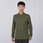 Polo clásico de algodón piqué de manga larga 180 g/m2 B&C vista de ambiente