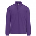 Polo clásico de algodón piqué de manga larga 180 g/m2 B&C
