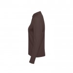Polo clásico de algodón pique para mujer manga larga 180 g/m2 B&C