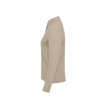 Polo clásico de algodón pique para mujer manga larga 180 g/m2 B&C