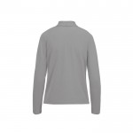 Polo clásico de algodón pique para mujer manga larga 180 g/m2 B&C vista detalle 2