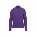 Polo clásico de algodón pique para mujer manga larga 180 g/m2 B&C