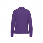 Polo clásico de algodón pique para mujer manga larga 180 g/m2 B&C vista detalle 2