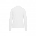 Polo clásico de algodón pique para mujer manga larga 180 g/m2 B&C vista detalle 2