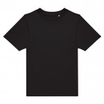 Camiseta de algodón infantil con corte tubular adaptable 150 g/m2 B&C color negro vista 11