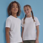 Camiseta infantil hecha en 100% algodón de manga corta 190 g/m2 B&C vista 4