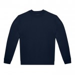 Sudadera unisex de algodón y poliéster con cuello redondo 280 g/m2 B&C color azul marino