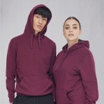 Sudadera sostenible unisex con capucha y corte relajado 280 g/m2 B&C vista 1