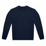 Sudadera unisex de materiales eco con corte casual 280 g/m2 B&C color azul marino