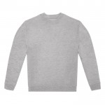 Sudadera unisex de materiales eco con corte casual 280 g/m2 B&C color gris jaspeado