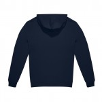 Sudadera unisex de algodón con hombros relaxed 280 g/m2 B&C color azul marino vista detalle 2