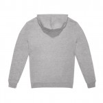 Sudadera unisex de algodón con hombros relaxed 280 g/m2 B&C color gris jaspeado vista detalle 2