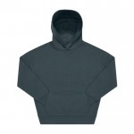 Sudadera unisex ecológica oversized con capucha 350 g/m2 B&C color verde oscuro