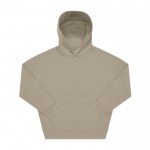 Sudadera unisex ecológica oversized con capucha 350 g/m2 B&C color arena