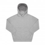 Sudadera unisex ecológica oversized con capucha 350 g/m2 B&C color gris jaspeado