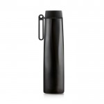 Botella termo de acero inoxidable reciclado con asa útil 750ml color negro vista 11