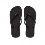 Chanclas personalizables color negro