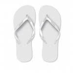 Chanclas personalizables color blanco