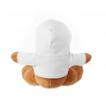 Peluche de reno personalizado color blanco cuarta vista