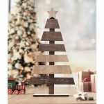 Árbol de Navidad para decoración hecho de madera personalizable color madera segunda vista bodegón